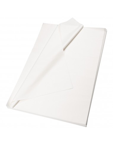 Hojas de papel de seda blanco