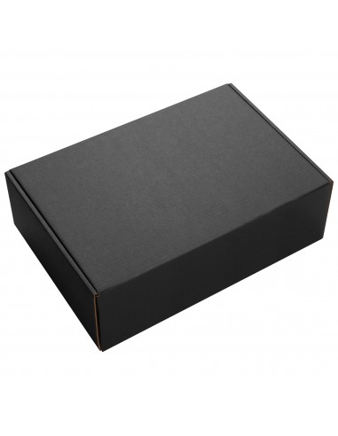 Cajas anidadas multiusos de cartón de 7 - 3 niveles - Cuadradas negras MATE