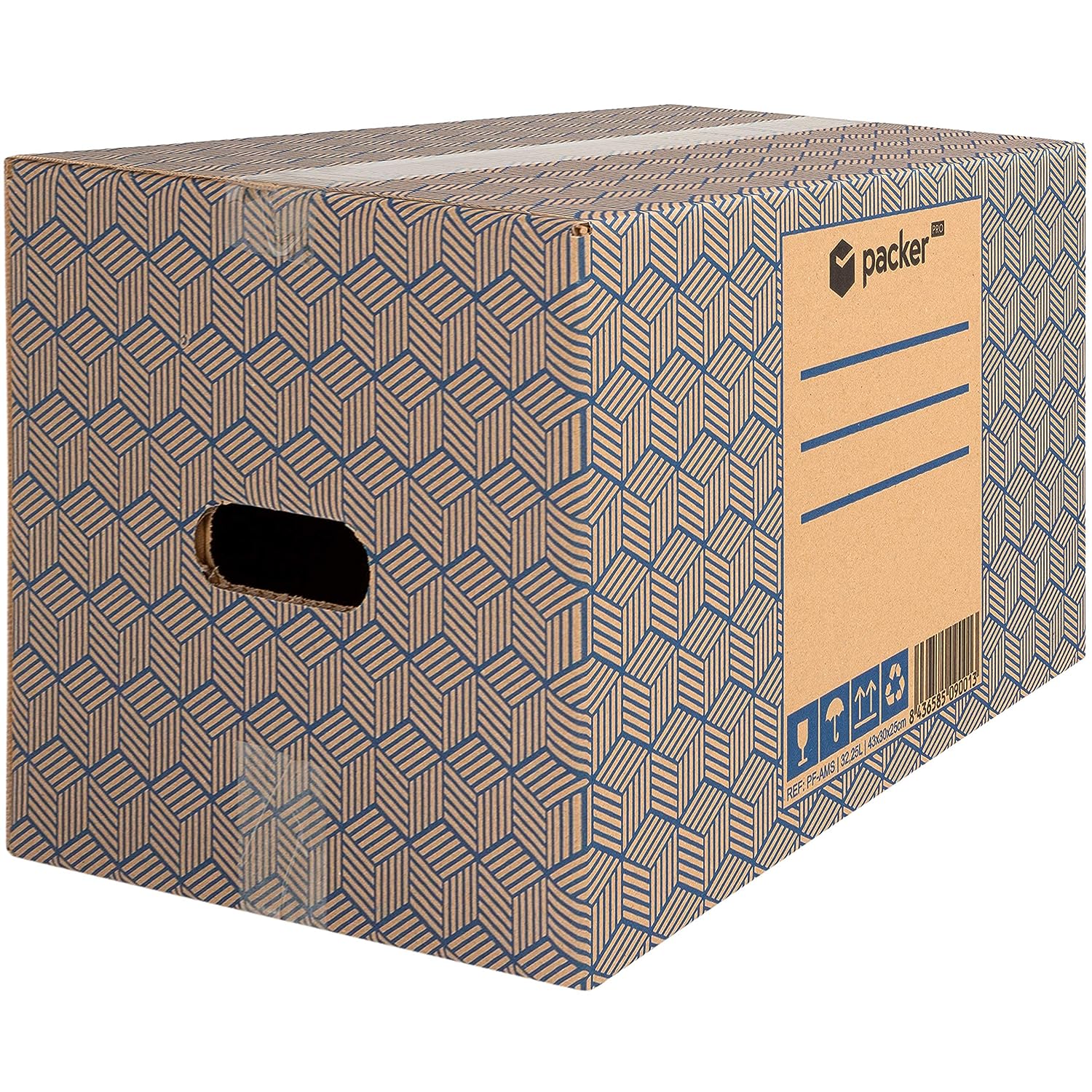 Cajas de Cartón para Mudanzas y Almacenaje - Packer BLUE
