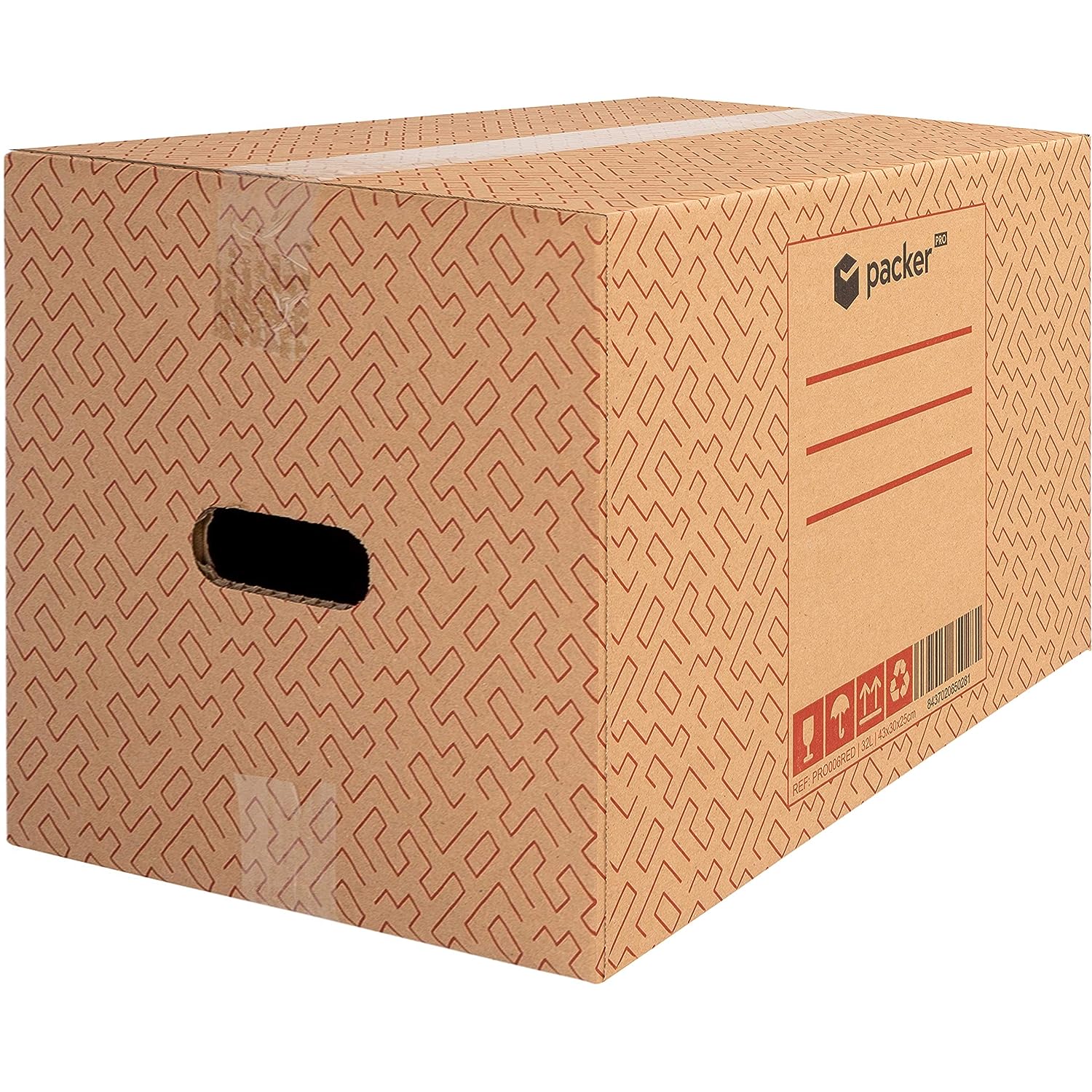 Cajas de Cartón para Mudanzas y Almacenaje - Packer RED