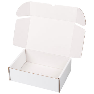 Cajas de Cartón Kraft Blancas Automontables para Ecommerce y Envíos Postales